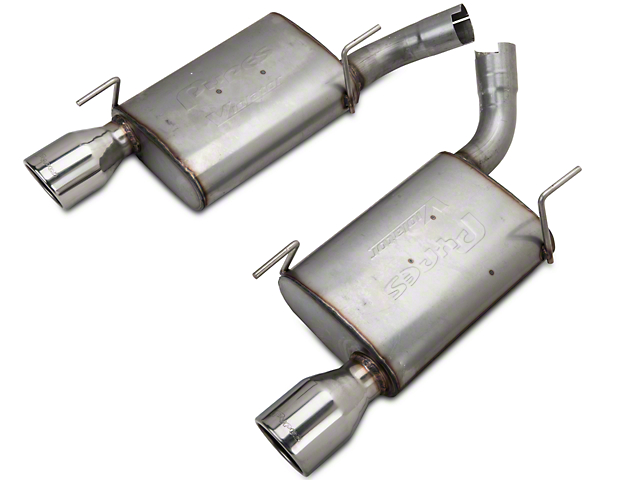 Pypes Violator Axle-Back Exhaust with Polished Tips (05-10 Mustang GT, GT500)