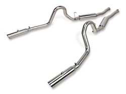 Pypes Pype-Bomb Cat-Back Exhaust with Polished Tips (1986 Mustang GT; 86-93 Mustang LX; 94-04 Mustang GT, Bullitt, Mach 1)