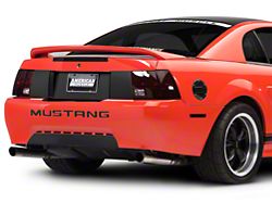 SEC10 Rear Decklid Blackout Decal; Matte Black (99-04 Mustang)