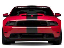 SpeedForm Super Snake Style Stripes; Matte Black (94-98 Mustang)