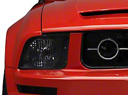SEC10 Fog Light Tint; Smoked (05-09 Mustang V6 w/ Pony Package)