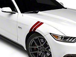 SEC10 Hash Marks; Red; Pair (15-23 Mustang)