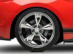 Deep Dish Bullitt Chrome Wheel; Rear Only; 20x10 (15-23 Mustang Standard EcoBoost, V6)