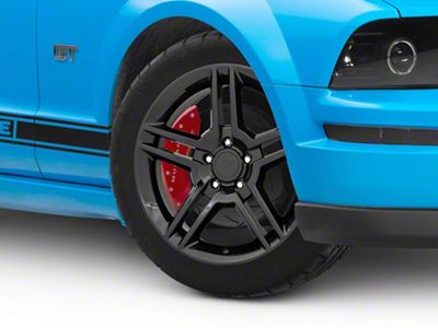 2010 GT500 Style Black Wheel; 18x9 (05-09 Mustang)