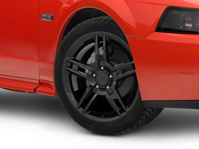 2010 GT500 Style Black Wheel; 18x9 (99-04 Mustang)