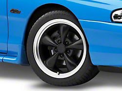 Bullitt Matte Black Wheel; 17x9 (94-98 Mustang)