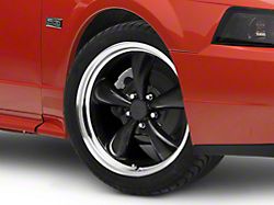 Bullitt Gloss Black Wheel; 18x8 (99-04 Mustang)