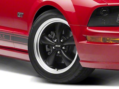 Bullitt Matte Black Wheel; 18x8 (05-09 Mustang GT, V6)