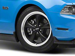 Bullitt Matte Black Wheel; 18x8 (10-14 Mustang Standard GT, V6)