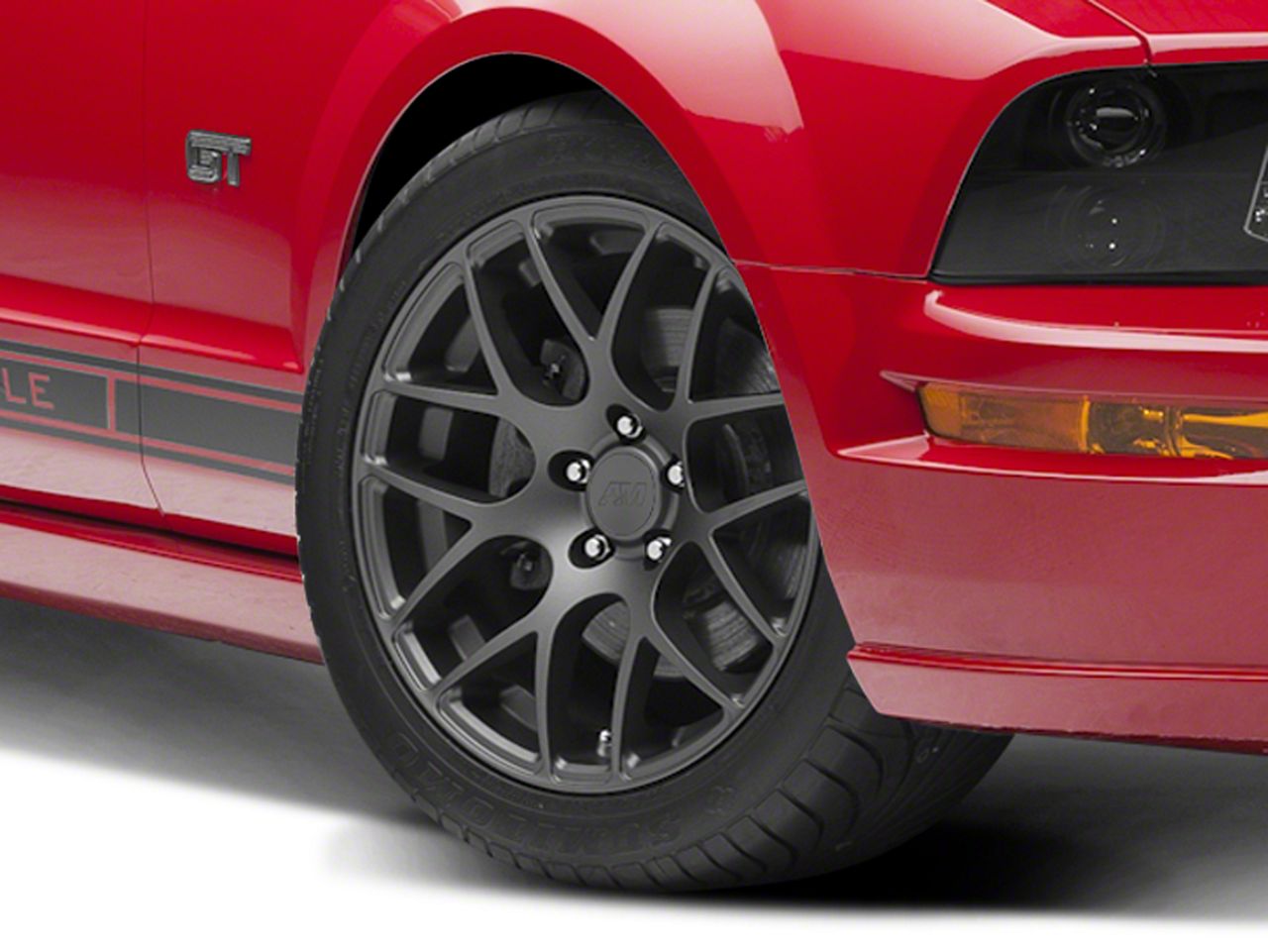 Mustang AMR Charcoal Wheel; 18x8 (05-09 Mustang) - Free Shipping