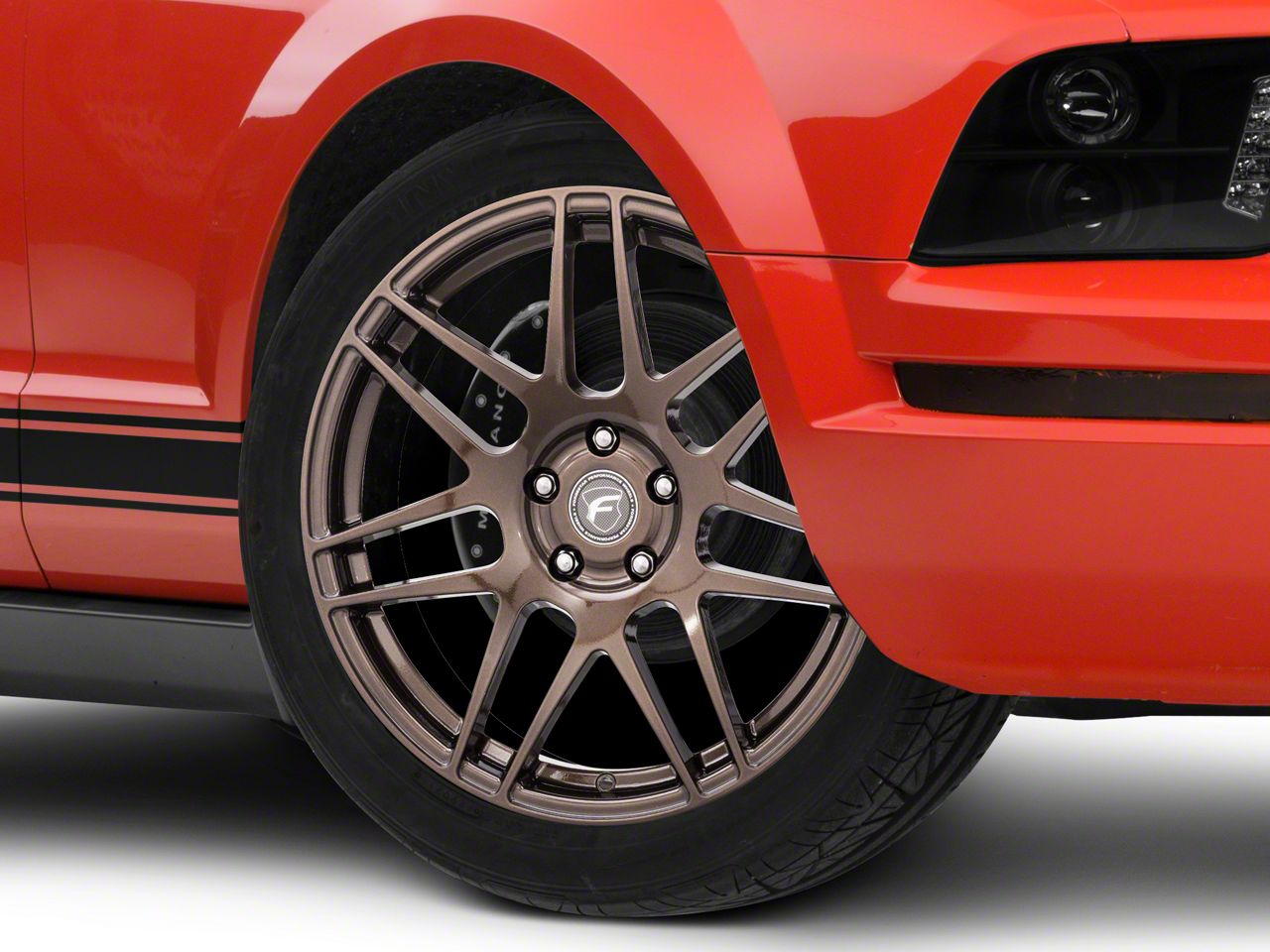Forgestar F14 Monoblock Bronze Burst Wheel; 19x9 (05-09 Mustang)