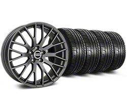 Performance Pack Style Charcoal Wheel and Mickey Thompson Tire Kit; 19x8.5 (05-14 Mustang GT, V6)