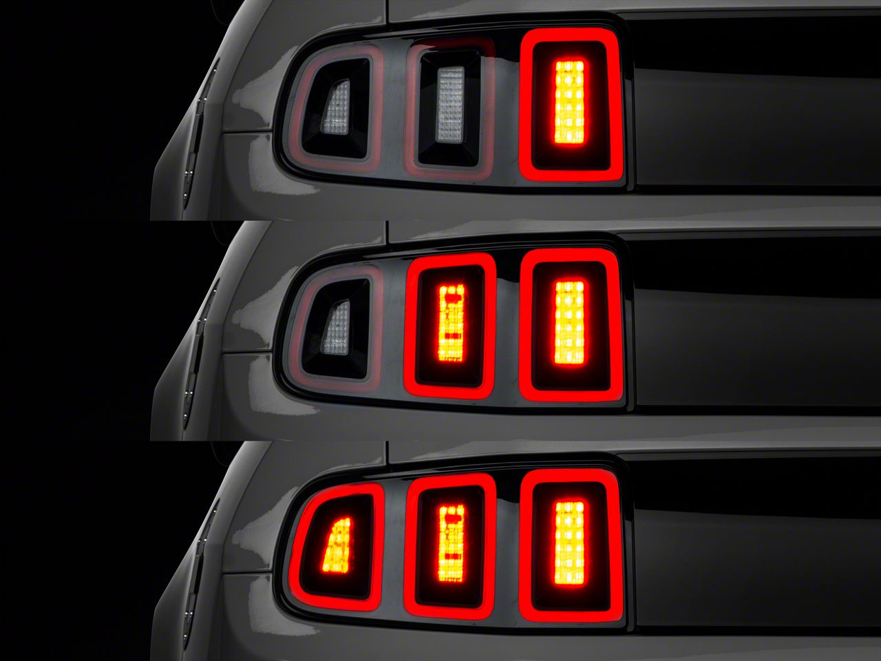 Raxiom Tail Light Sequencer; Plug-and-Play (10-23 Mustang)