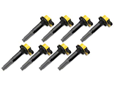 Accel Super Coil Packs; Yellow (11-Early 16 Mustang GT; 12-13 Mustang BOSS 302)