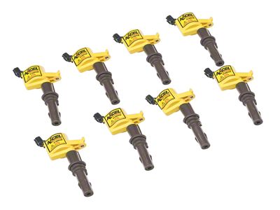 Accel Super Coil Packs; Yellow (Mid 08-10 Mustang GT)