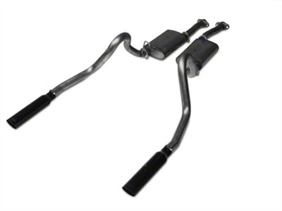 Pypes Violator Cat-Back Exhaust with Black Tips (98-04 Mustang GT; 03-04 Mustang Mach 1)