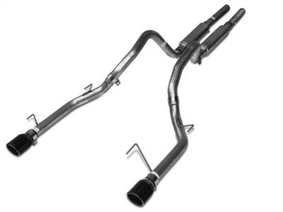 Pypes Mid-Muffler Cat-Back Exhaust with Black Tips (05-10 Mustang GT)