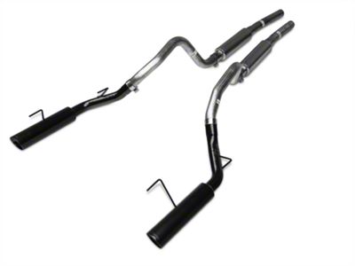 Pypes Pype-Bomb Super System Cat-Back Exhaust with Black Tips (05-10 Mustang GT)