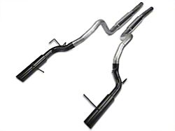 Pypes Pype-Bomb Super System Cat-Back Exhaust with Black Tips (11-14 Mustang GT)