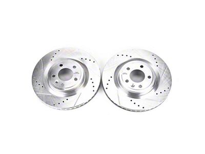 StopTech 05-10 Ford Mustang GT Front Left Slotted & Drilled Rotor
