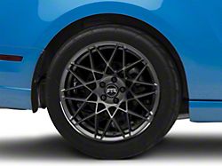 RTR Tech Mesh Satin Charcoal Wheel; Rear Only; 19x10.5 (10-14 Mustang)