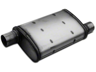 Magnaflow 4x9-Inch Oval Offset/Offset XL Multi-Chamber Performance Muffler; 2.25-Inch Inlet/2.25-Inch Outlet (Universal; Some Adaptation May Be Required)