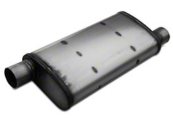 Magnaflow 4x9-Inch Oval Offset/Offset XL Multi-Chamber Performance Muffler; 2.50-Inch Inlet/2.50-Inch Outlet (Universal; Some Adaptation May Be Required)