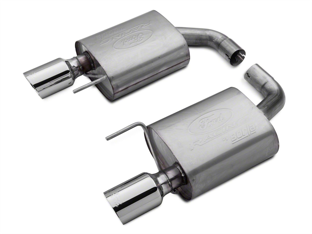 Ford Performance Touring Axle-Back Exhaust with Chrome Tips (15-17 Mustang GT)