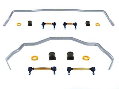 Whiteline Heavy Duty Adjustable Front and Rear Sway Bars with End Links (15-23 Mustang)