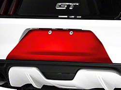 SEC10 Rear Bumper Accent Decal; Red (15-17 Mustang)