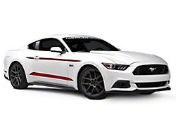 SEC10 Side Accent Decals; Red (15-23 Mustang)