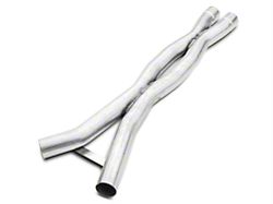 Corsa Performance Cut and Clamp Resonator Delete Double Helixx X-Pipe; 3-Inch (15-23 Mustang GT)