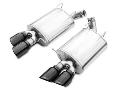 Corsa Performance Sport Axle-Back Exhaust with Black Quad Tips (13-14 Mustang GT500)