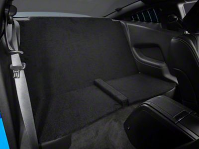 SpeedForm Rear Seat Delete; Black (11-14 Mustang Coupe)
