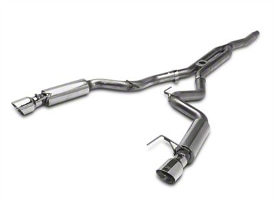 MBRP Armor Plus Cat-Back Exhaust with Y-Pipe; Race Version (15-23 Mustang EcoBoost Fastback w/o Active Exhaust)