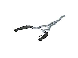 MBRP Armor BLK Cat-Back Exhaust with Y-Pipe; Race Version (15-23 Mustang EcoBoost Fastback w/o Active Exhaust)