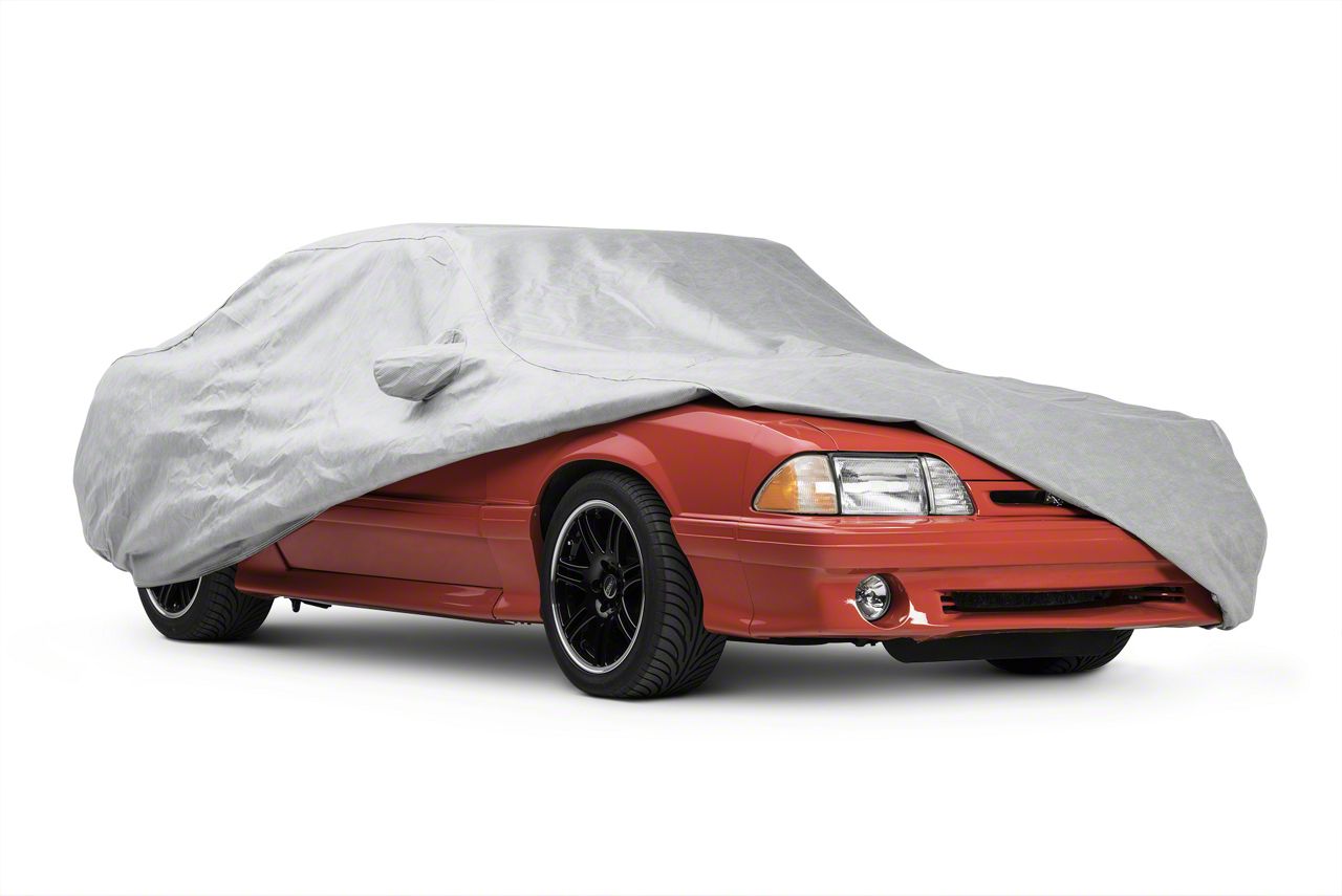 Coverking Custom Car Cover for Select Oldsmobile LSS Models Stormproof (2-Tone Red with Black Sides) - 3