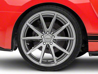 Vossen VFS-1 Matte Graphite Wheel; Rear Only; 20x10.5 (15-22 Mustang GT, EcoBoost, V6)