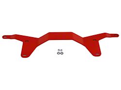 BMR Rear Driveshaft Tunnel Brace; Red (05-14 Mustang)