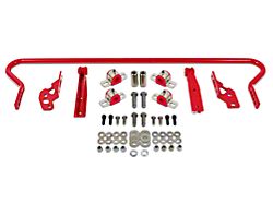 BMR Adjustable Rear Sway Bar with Fabricated End Links; Red (05-14 Mustang)