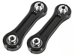 BMR Rear Lower Vertical Links; Spherical Bearings; Black Anodized (15-21 All)