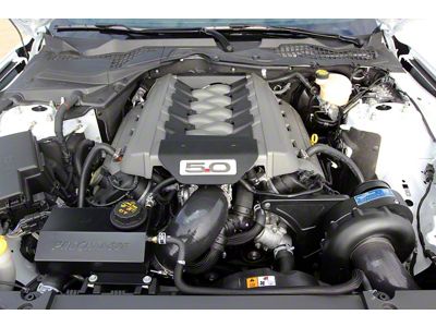 Procharger High Output Intercooled Supercharger Complete Kit with P-1SC-1; Satin Finish (15-17 Mustang GT)