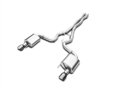 Corsa Performance Sport Cat-Back Exhaust with Black Tips (15-17 Mustang GT)