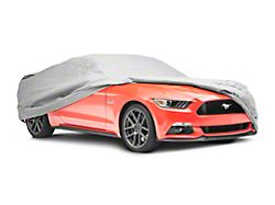 SpeedForm Universal Fit Car Cover; Gray (79-04 Mustang)