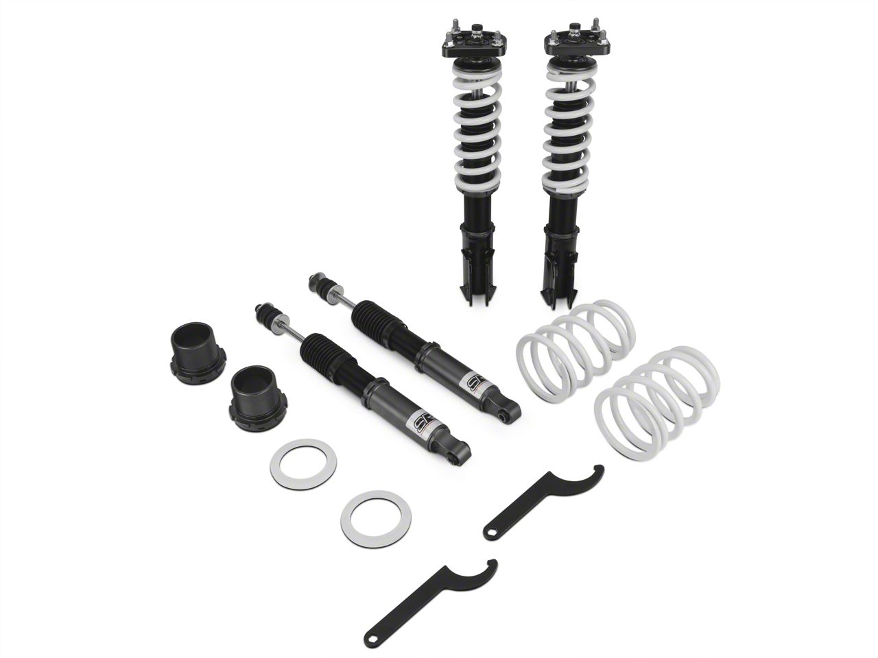 SR Performance Mustang V2 Height and Damping Adjustable Coil-Over Kit ...