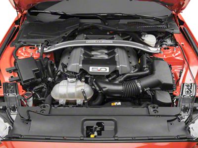SpeedForm Underhood Dress-Up Kit; Carbon Fiber (15-17 Mustang GT, V6)