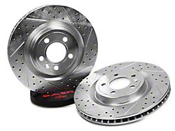 Baer Sport Drilled and Slotted Rotors; Front Pair (94-04 Mustang Cobra, Bullitt, Mach 1)