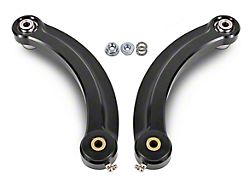 BMR Fixed Rear Upper Control Arm Camber Links; Delrin; Black (15-23 Mustang)