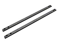 BMR Super Low Profile Chassis Jacking Rails; Black Hammertone (15-23 Mustang Fastback)