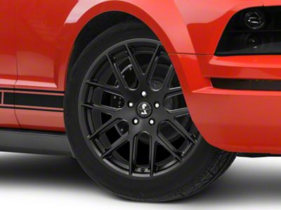 Shelby Style SB202 Satin Black Wheel; 19x9.5 (05-09 Mustang)
